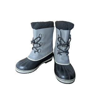 Sorel Yoot Pac TP Waterproof Winter Boots in Quarry Black Big Kid/Women's